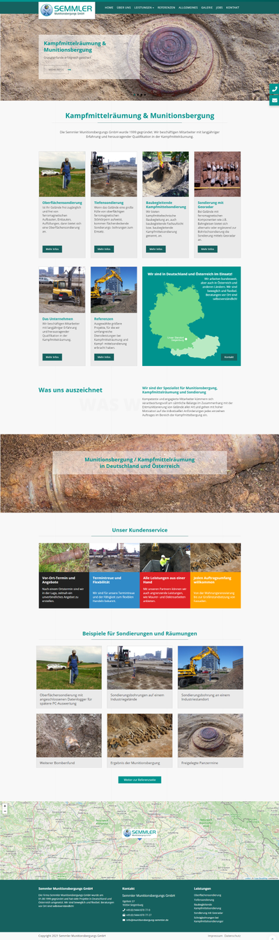 Semmler Munitionsbergung - neue Seite