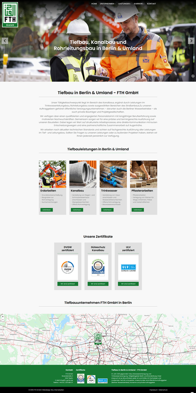 FTH Tiefbau in Berlin