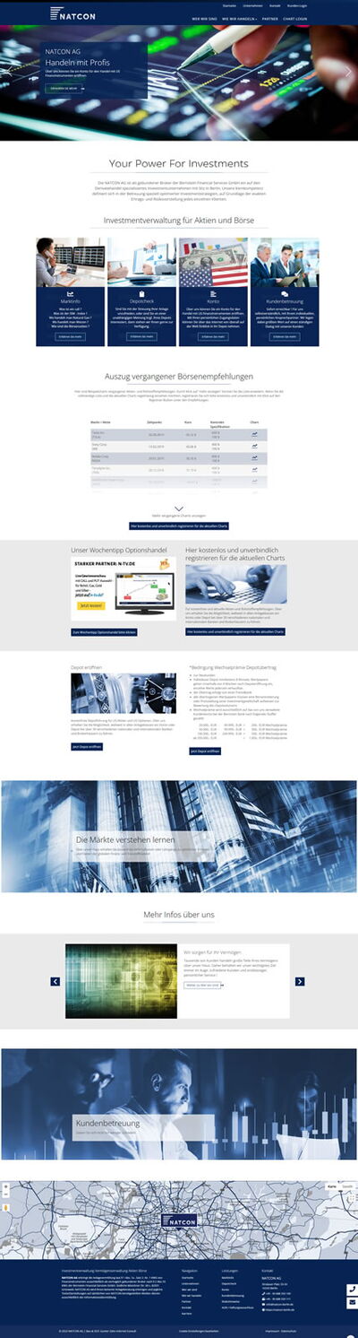 Natcon AG - Your Power For Investments