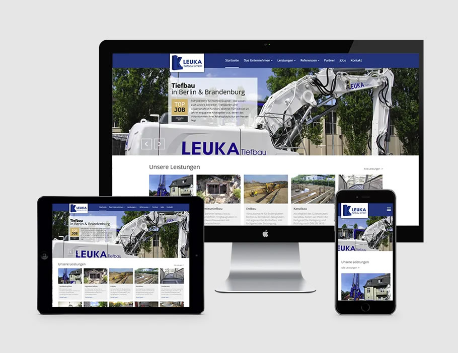 Unsere Kompetenzen im Webdesign für die Baubranche